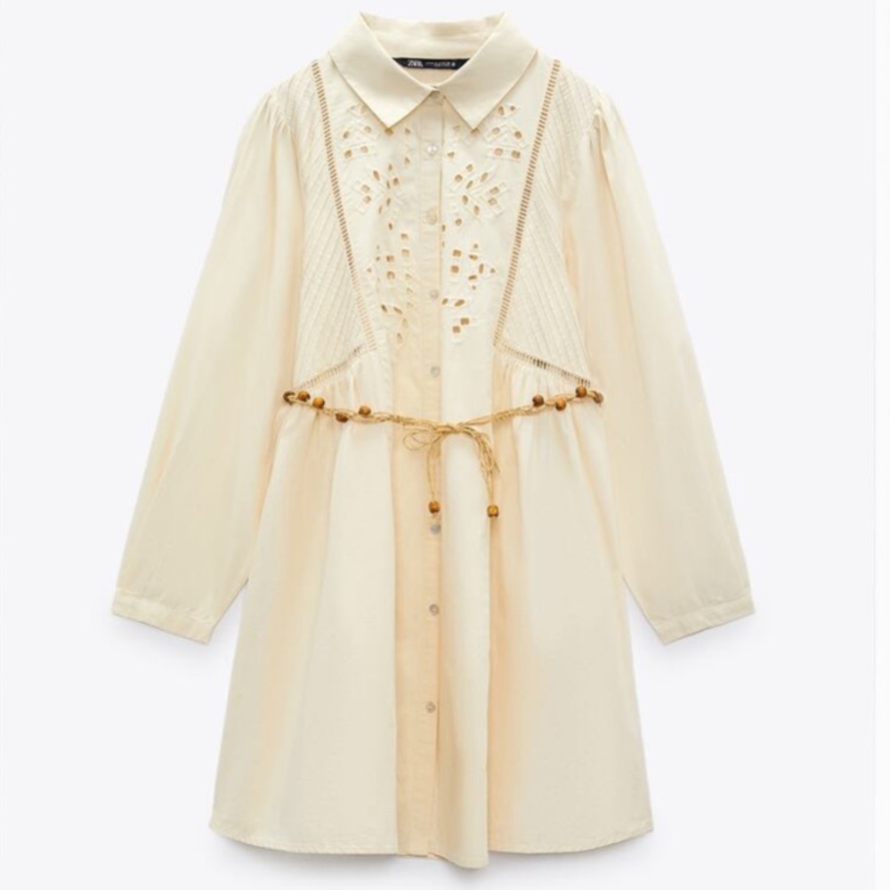 Zara Belted Shirt Dress - Picture 8 of 12